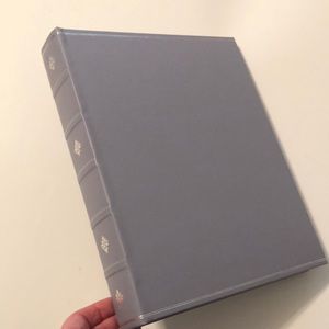Leather Bound Lavender Photo Album from Exposures